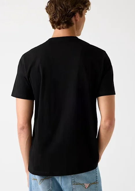 Guess Camiseta Estampado Negra 2025