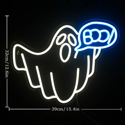 Halloween Neon Sign Halloween Decorations Funky Party Neon Sign Halloween LED Light Halloween Neon Sign Spooky Wall Decoration
