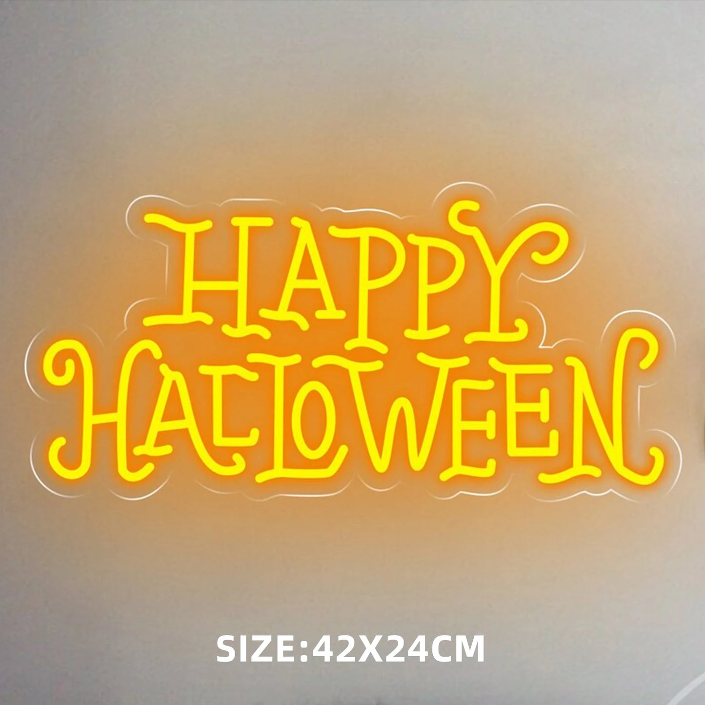 Halloween Neon Sign Halloween Decorations Funky Party Neon Sign Halloween LED Light Halloween Neon Sign Spooky Wall Decoration