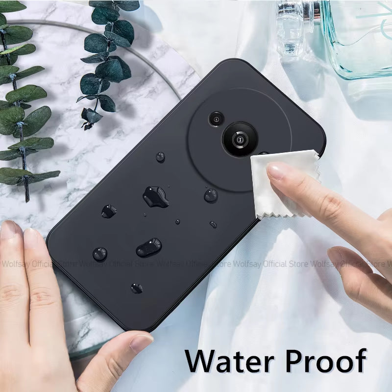 Funda for Xiaomi Redmi A3 Case for Xiaomi Redmi A3 Cover Original TPU Shockproof Liquid Silicone Protective Phone Back Cover