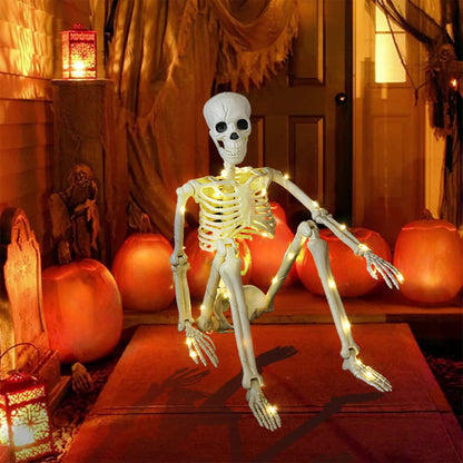 Halloween Decorations Outdoor Halloween Dark Terror Skeleton Decoration Props Set up Ghost House Halloween Decor on Clearance