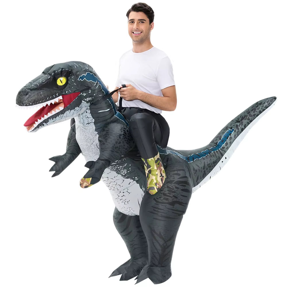 Hot Mascot Dinosaur Inflatable Costumes Purim Halloween Cosplay Costume for Adult Kids Anime Party Role Play Prop Disfraz