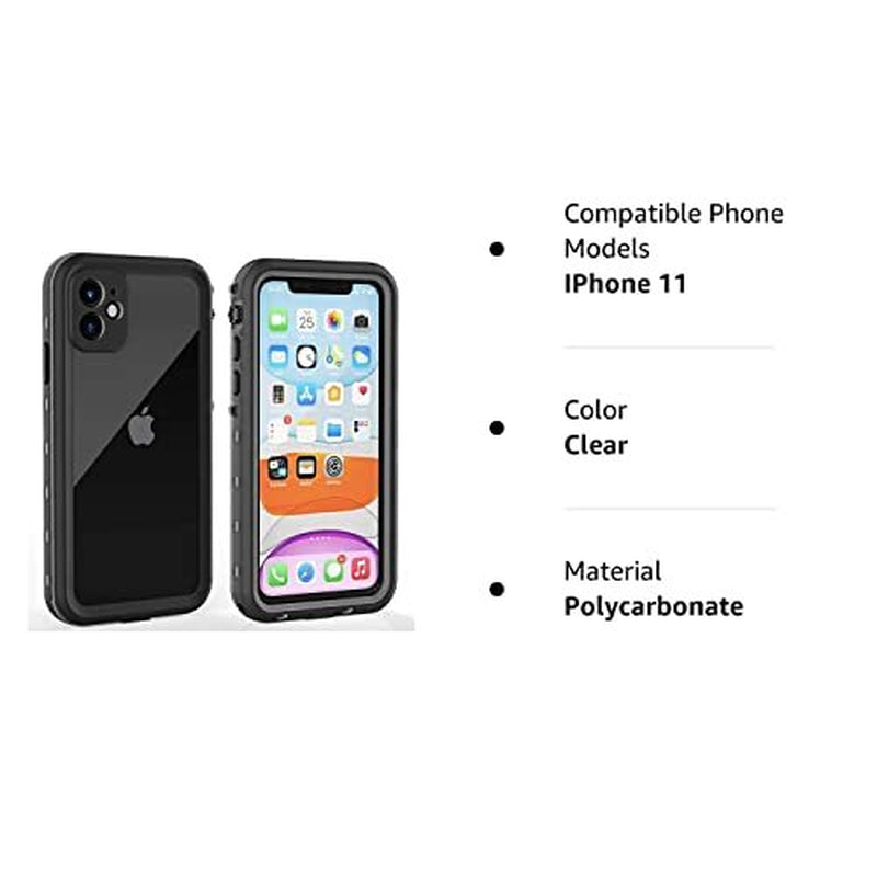 Funda Impermeable Para Iphone 11 Con Protector De Pantalla De Cuerpo Completo