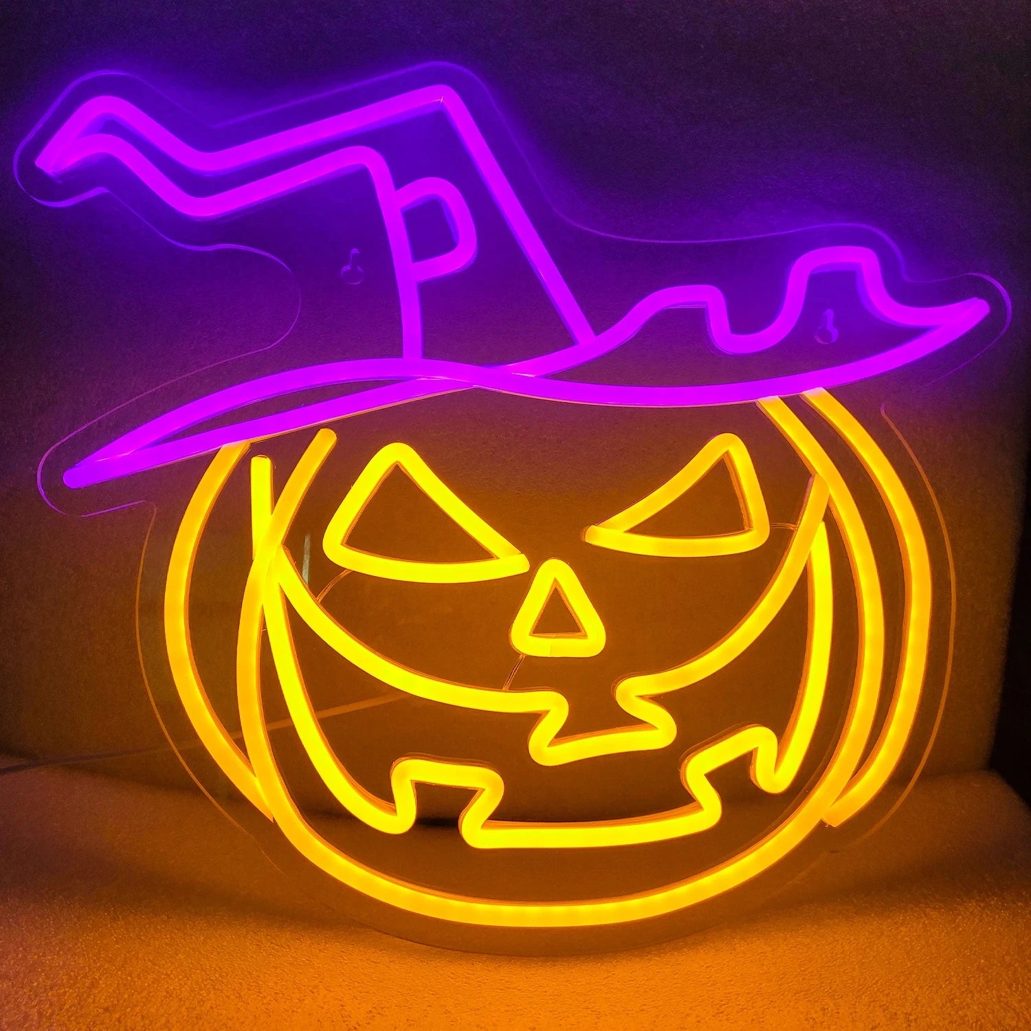 Halloween Neon Sign Halloween Decorations Funky Party Neon Sign Halloween LED Light Halloween Neon Sign Spooky Wall Decoration