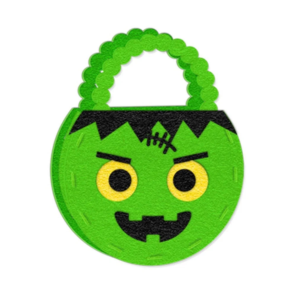 Halloween Bucket Basket Bags, Felts Trick or Treat Bags, Halloween Candy Bags Treat Bags for Kids, Halloween Basket, Halloween Treat Bags, Halloween Bags