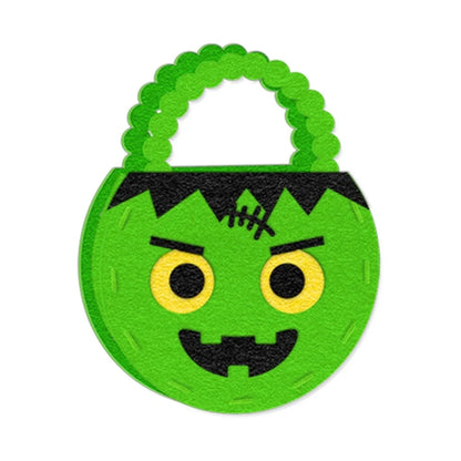 Halloween Bucket Basket Bags, Felts Trick or Treat Bags, Halloween Candy Bags Treat Bags for Kids, Halloween Basket, Halloween Treat Bags, Halloween Bags