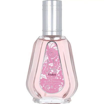 Perfume Árabe Yara para Mujer 50 ml – Fragancia Floral, Frutal y Amaderada, Perfecto para Usar en Avión