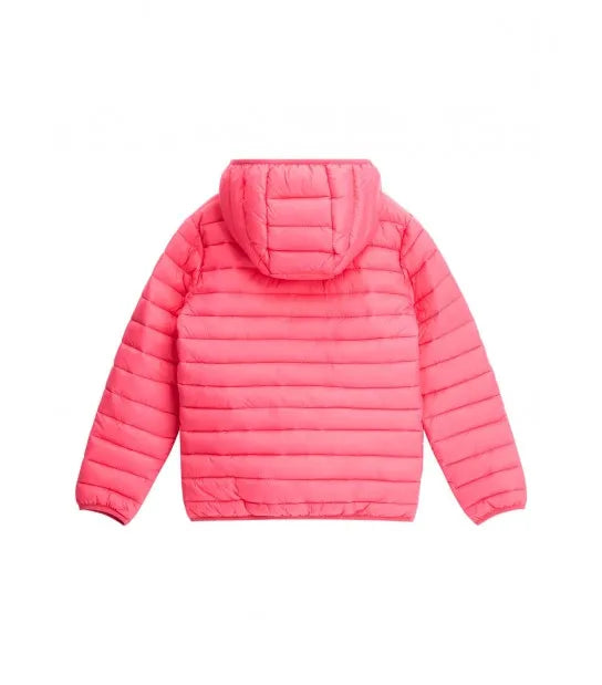 Chaqueton Guess Niña Rosa Con Logo