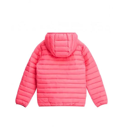 Chaqueton Guess Niña Rosa Con Logo