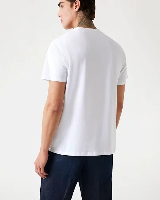 Guess Camiseta Hombre Blanca