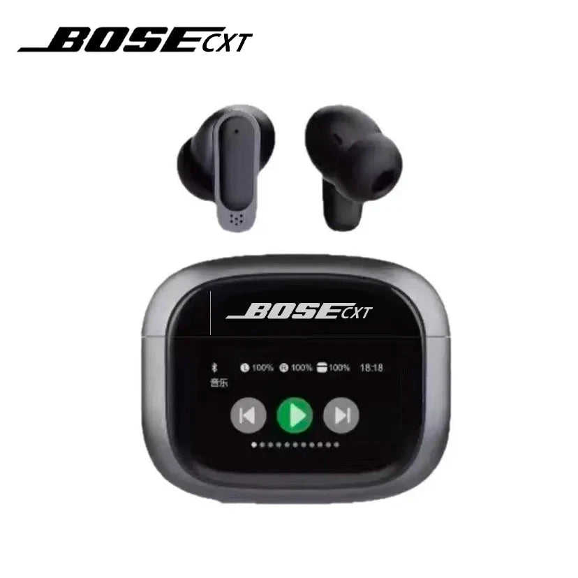 BOSECXT V11 Auriculares Inteligentes TWS Bluetooth In-Ear con Cancelación de Ruido ANC, Larga Distancia, Micrófono y Pantalla Táctil