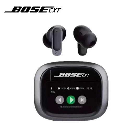 BOSECXT V11 Auriculares Inteligentes TWS Bluetooth In-Ear con Cancelación de Ruido ANC, Larga Distancia, Micrófono y Pantalla Táctil