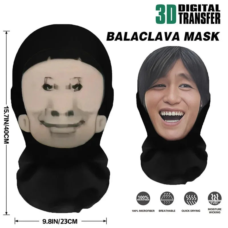 Máscaras Faciales 3D Realistas para Hombres y Mujeres, Máscara de Cosplay de Cara Completa, Pasamontañas/Capucha Estilo Hip Hop, Sombrero/Accesorio para Halloween y Celebridades