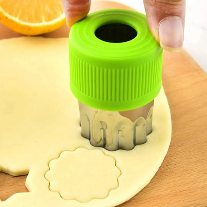 Cortador de Verduras y Frutas – Moldes de Acero Inoxidable Duraderos, Sellos DIY para Galletas y Pasteles, Herramienta de Cocina para Cortar Alimentos