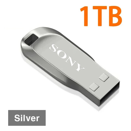 Memoria USB SONY 2TB – Unidad Flash USB 3.0 de Alta Velocidad, Disponible en 512GB, 1TB y 2TB, Diseño Metálico, Portátil y Compacto, Tipo SSD 💾