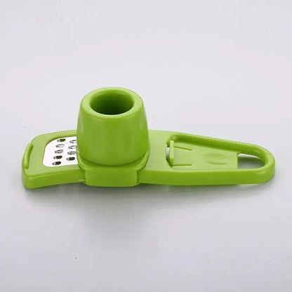 Mini Picadora de Ajo Manual – Prensa de Ajo Creativa, Triturador de Ajo Portátil, Utensilio de Cocina Verde Práctico y Funcional (1 Unidad)