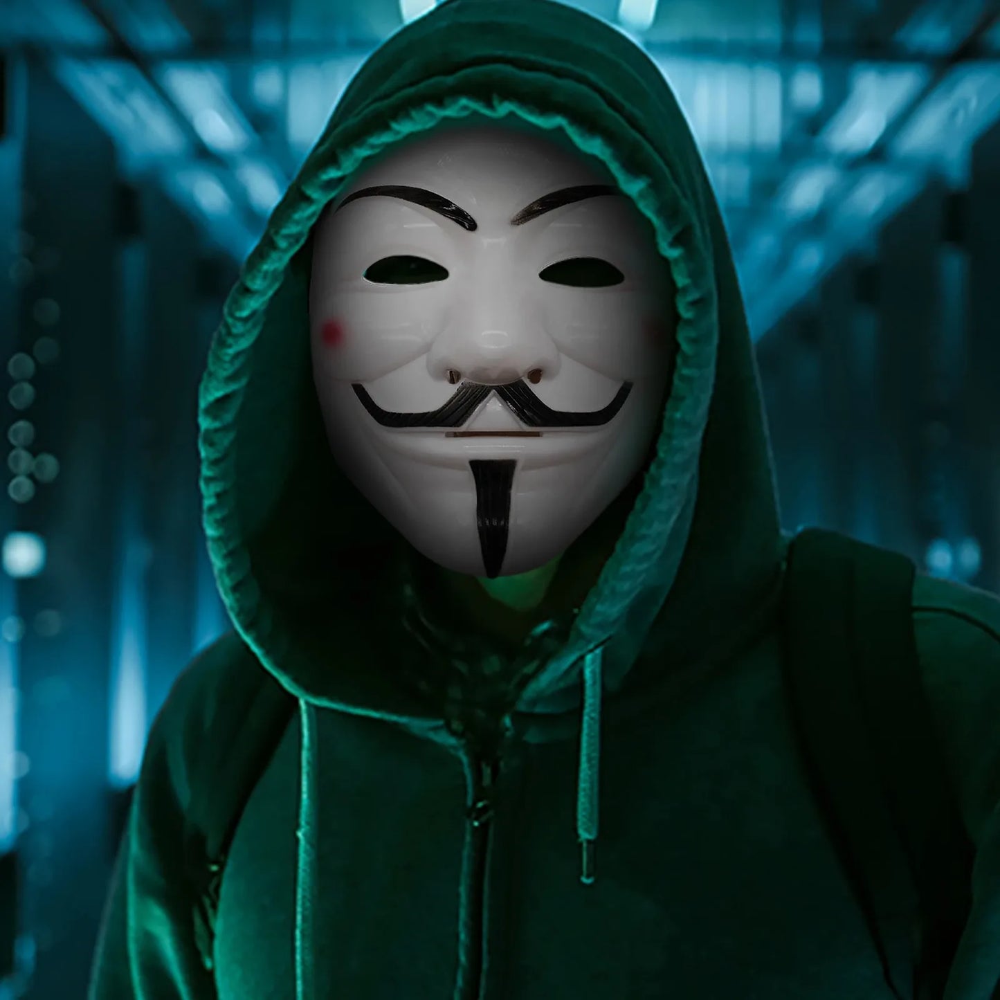 1 Pieza Máscara de Cara de Halloween Negra y Blanca “V de Vendetta”, Máscara de Hackers para Cosplay, Fiesta de Halloween, Máscaras DIY, Anime, Accesorio de Cabeza Anónimo