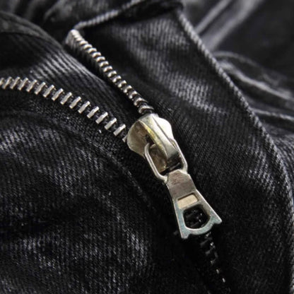 Vaquero Negro Hombre Estilo Punk