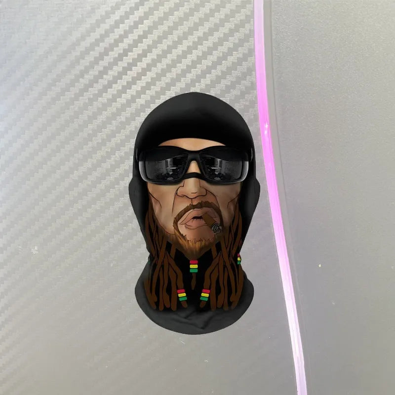 New 3D Headgear Halloween Party Performance Facial Live Broadcast Funny Mask Cartoon Parody Cosplay Mask, Halloween 2025