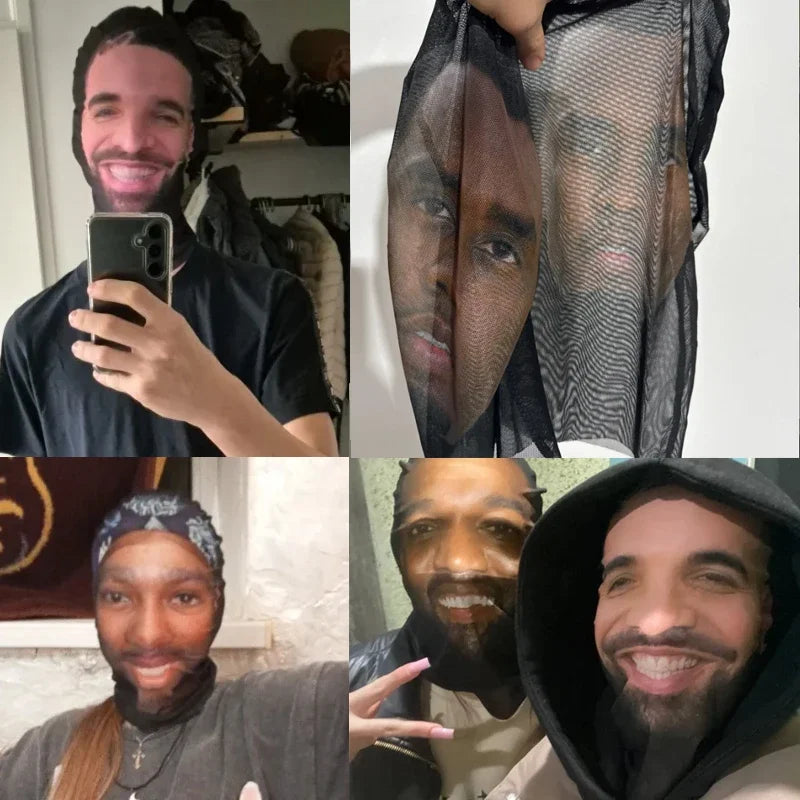 Máscaras Faciales 3D Realistas para Hombres y Mujeres, Máscara de Cosplay de Cara Completa, Pasamontañas/Capucha Estilo Hip Hop, Sombrero/Accesorio para Halloween y Celebridades