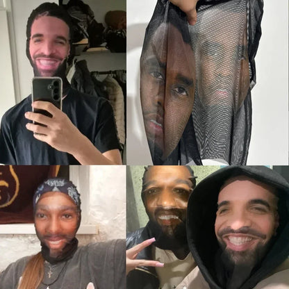 Máscaras Faciales 3D Realistas para Hombres y Mujeres, Máscara de Cosplay de Cara Completa, Pasamontañas/Capucha Estilo Hip Hop, Sombrero/Accesorio para Halloween y Celebridades