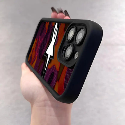 Funda Alpin Climber EU para iPhone 12, 13, 14, 15, 16, Plus, Mini y Pro, Diseño de Escalera y Ojo Angular, Funda Suave de TPU para Smartphone