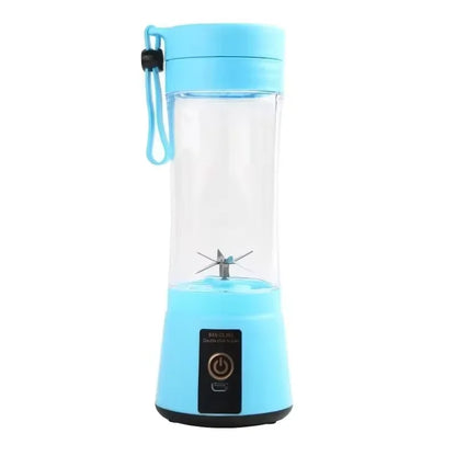 Licuadora Eléctrica Portátil 380ml – Mini Procesador de Alimentos y Mezclador de Frutas, Recargable por USB, Ideal para Smoothies, Viajes, Camping y Cocina