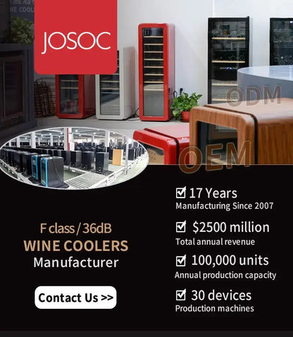 Electrodoméstico Inteligente de Cocina – Mini Refrigerador Negro con Puerta de Vidrio, Enfriador Eléctrico y Portátil para Vino, Personalizable con Logo