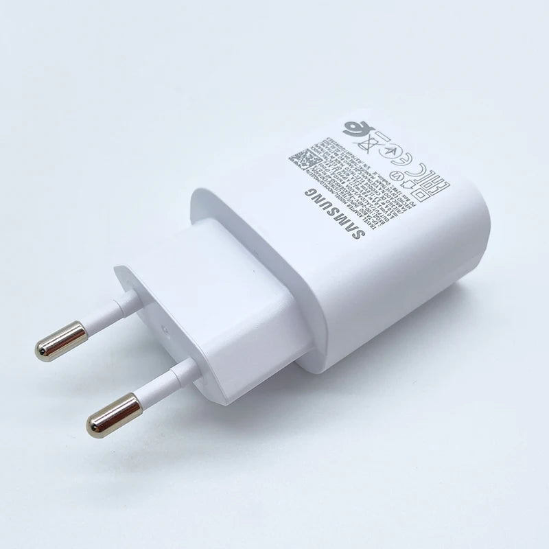 Cargador Carga Rapida Samsung 25W Compatible con: Galaxy S24 S23 S20 S21 S22 Plus A54 A34 Adapter Z Flip Fold 5 6 4