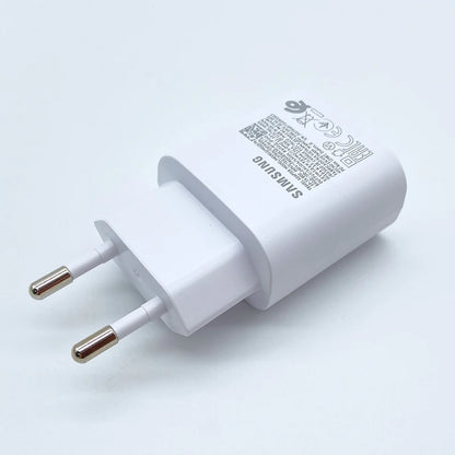 Cargador Carga Rapida Samsung 25W Compatible con: Galaxy S24 S23 S20 S21 S22 Plus A54 A34 Adapter Z Flip Fold 5 6 4