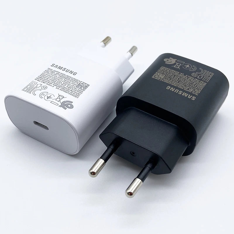Cargador Carga Rapida Samsung 25W Compatible con: Galaxy S24 S23 S20 S21 S22 Plus A54 A34 Adapter Z Flip Fold 5 6 4