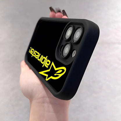 Funda Alpin Climber EU para iPhone 12, 13, 14, 15, 16, Plus, Mini y Pro, Diseño de Escalera y Ojo Angular, Funda Suave de TPU para Smartphone