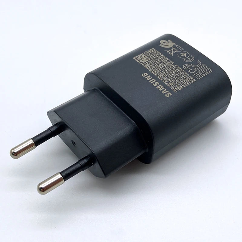 Cargador Carga Rapida Samsung 25W Compatible con: Galaxy S24 S23 S20 S21 S22 Plus A54 A34 Adapter Z Flip Fold 5 6 4