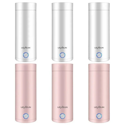 Portable Electric Kettles Cup 400ml 220V Tea Coffee Milk Electric Kettle Travel Boil Water Keep Warm Kitchen Appliances Thermo