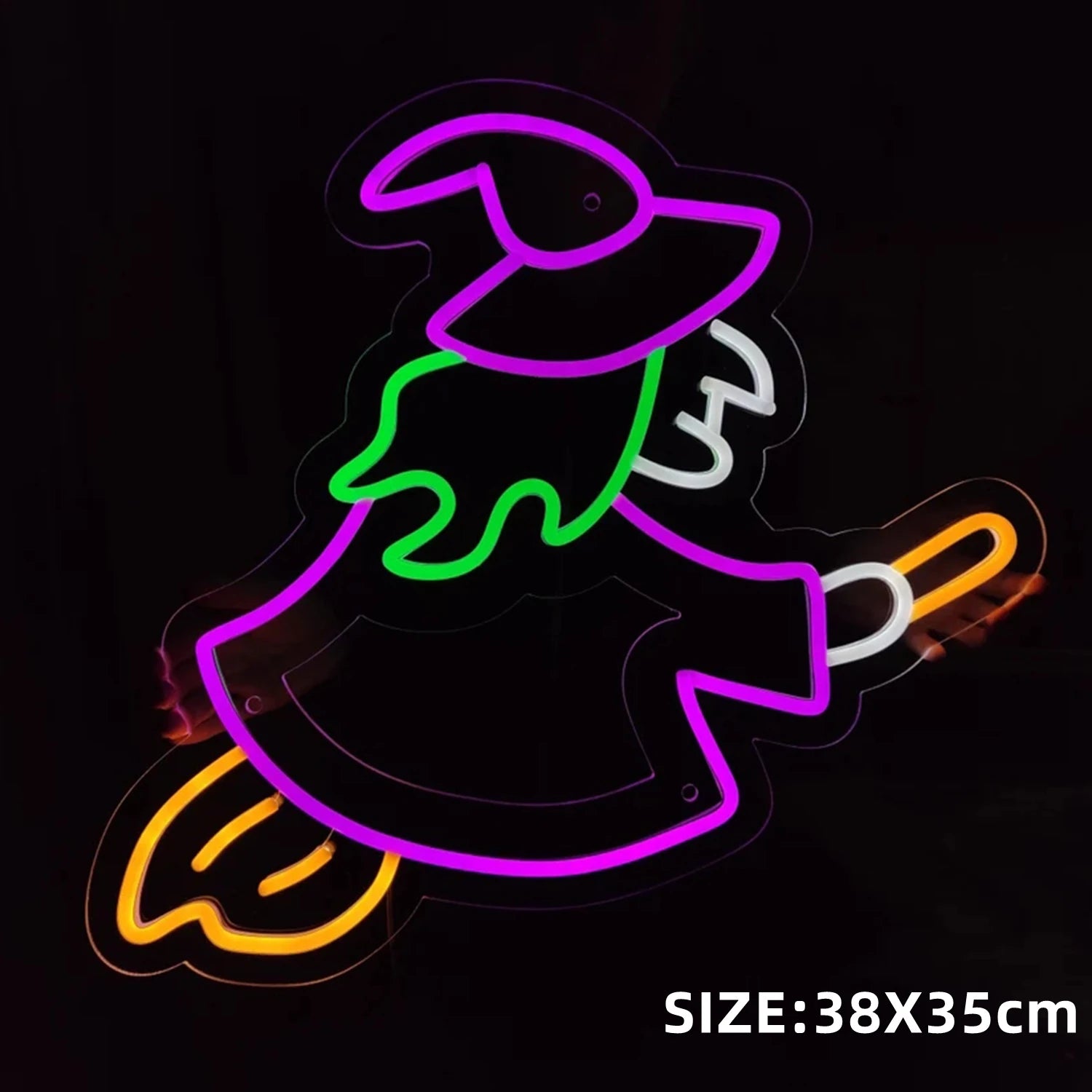 Halloween Neon Sign Halloween Decorations Funky Party Neon Sign Halloween LED Light Halloween Neon Sign Spooky Wall Decoration