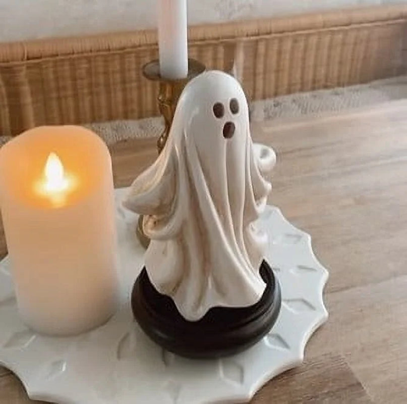 Indoor Halloween Decor,Halloween Tabletop Decor, Halloween Ghost Incense Table Ghost Incense Decorative Desktop Beautify Home Living Room Office Suitable