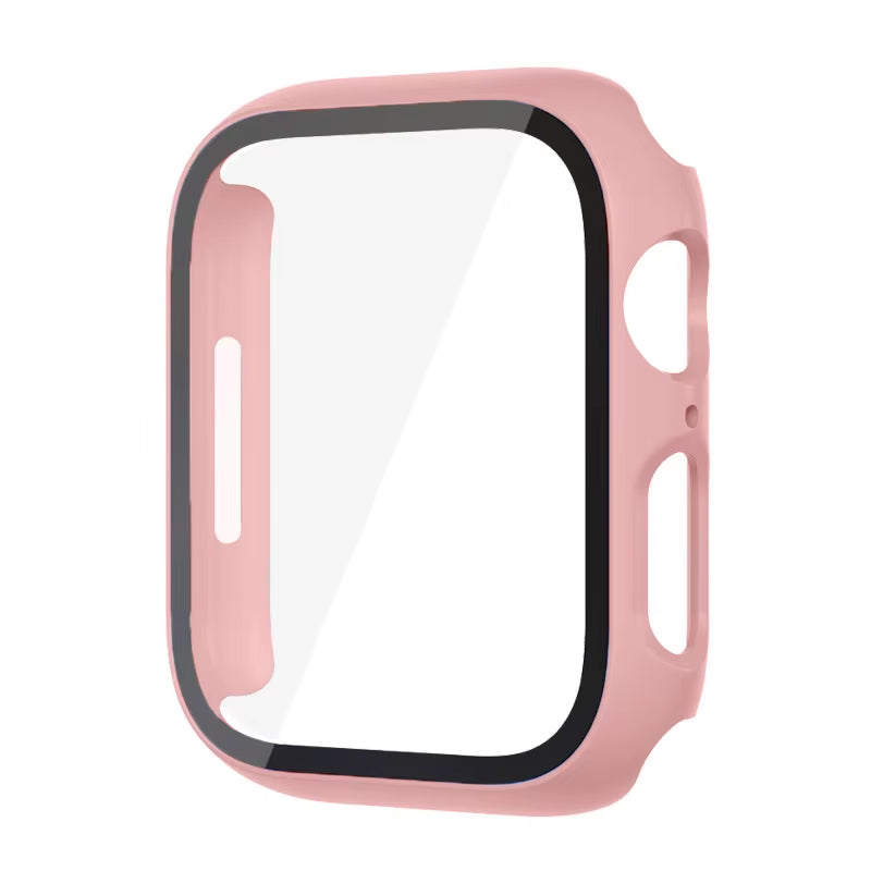 Case for Apple Watch Band 44Mm 40Mm 42Mm 38Mm 45Mm 41Mm 40Mm 44Mm Screen Protector PC Bumper Iwatch Series 9 8 7 6 SE 5 4 Case