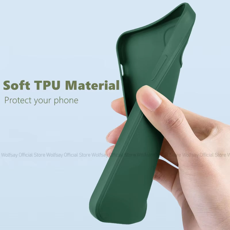 Funda for Xiaomi Redmi A3 Case for Xiaomi Redmi A3 Cover Original TPU Shockproof Liquid Silicone Protective Phone Back Cover