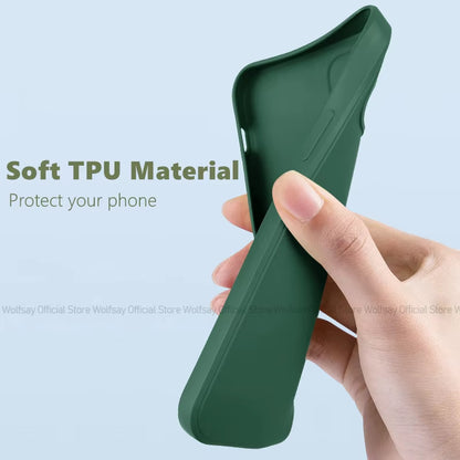 Funda for Xiaomi Redmi A3 Case for Xiaomi Redmi A3 Cover Original TPU Shockproof Liquid Silicone Protective Phone Back Cover