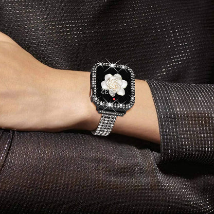 Funda Protectora Bling Para Apple Watch Series Protector Pantalla Incorporado