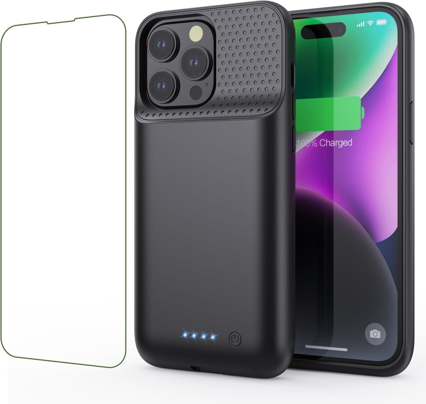 Iphone 14 Pro Max 13Pro Battery Case 8600Mah Charger Cover Power Bank Funda