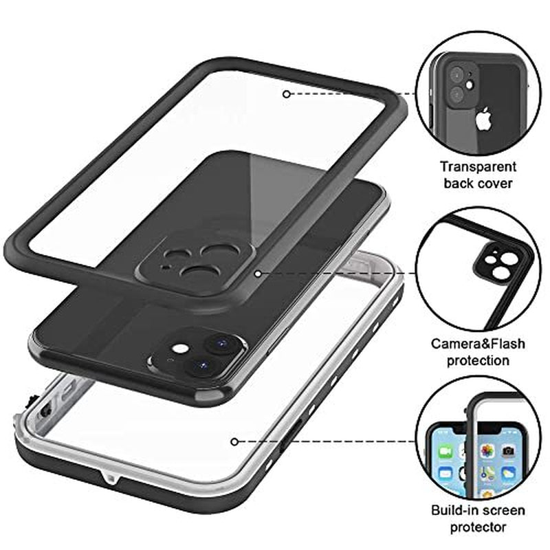 Funda Impermeable Para Iphone 11 Con Protector De Pantalla De Cuerpo Completo