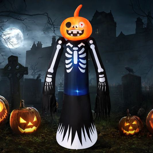 9FT Halloween Inflatables Decorations, Large Halloween Decorations Outdoor Halloween Yard Inflatables