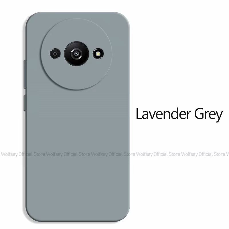 Funda for Xiaomi Redmi A3 Case for Xiaomi Redmi A3 Cover Original TPU Shockproof Liquid Silicone Protective Phone Back Cover