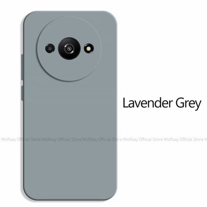 Funda for Xiaomi Redmi A3 Case for Xiaomi Redmi A3 Cover Original TPU Shockproof Liquid Silicone Protective Phone Back Cover