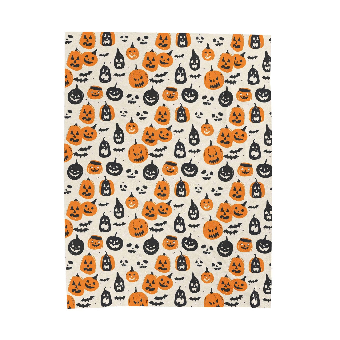 Halloween Couch Throw Blanket | Halloween Blanket with Pumpkin Print | Halloween Home Decor Soft Blanket | Pumpkin Halloween Blanket