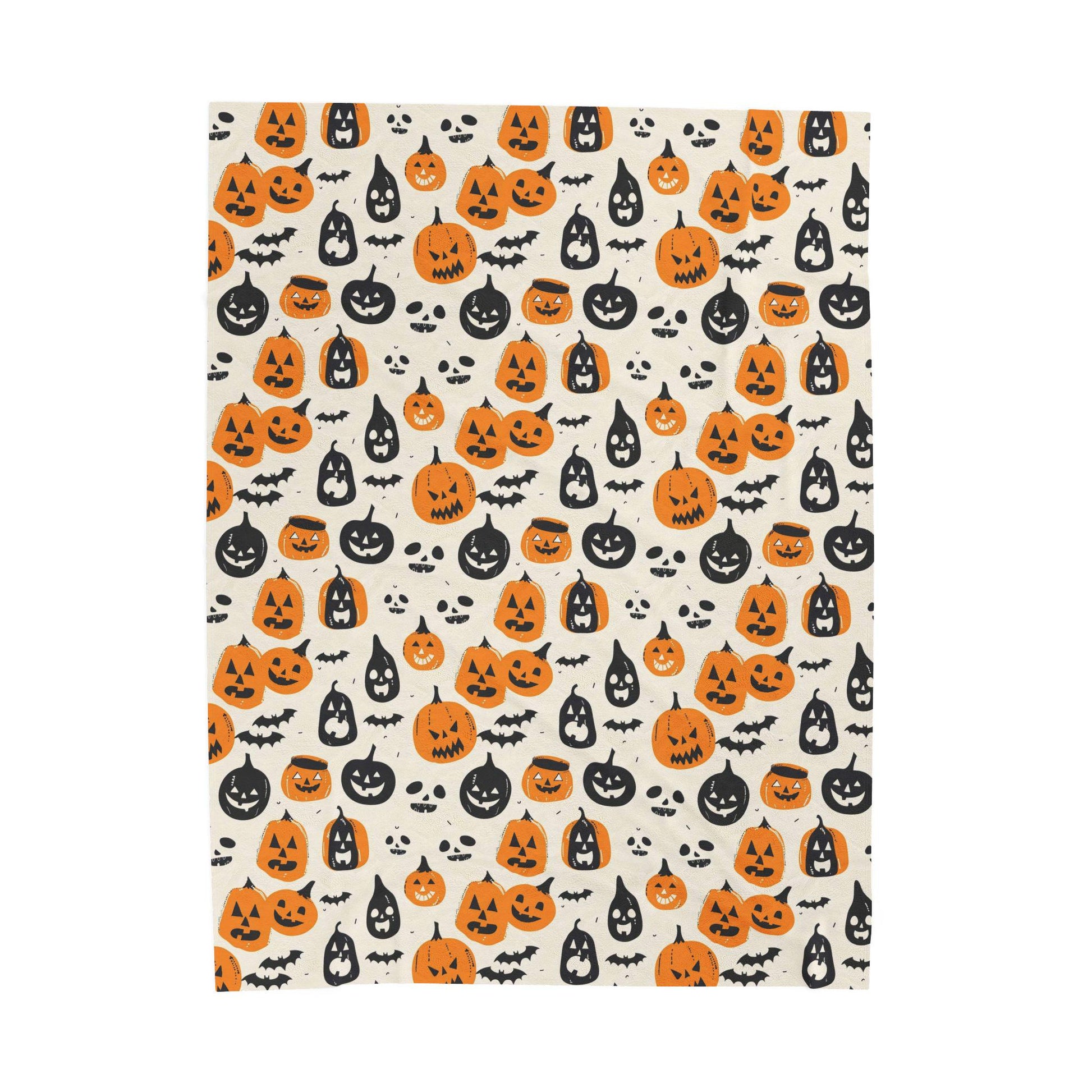 Halloween Couch Throw Blanket | Halloween Blanket with Pumpkin Print | Halloween Home Decor Soft Blanket | Pumpkin Halloween Blanket