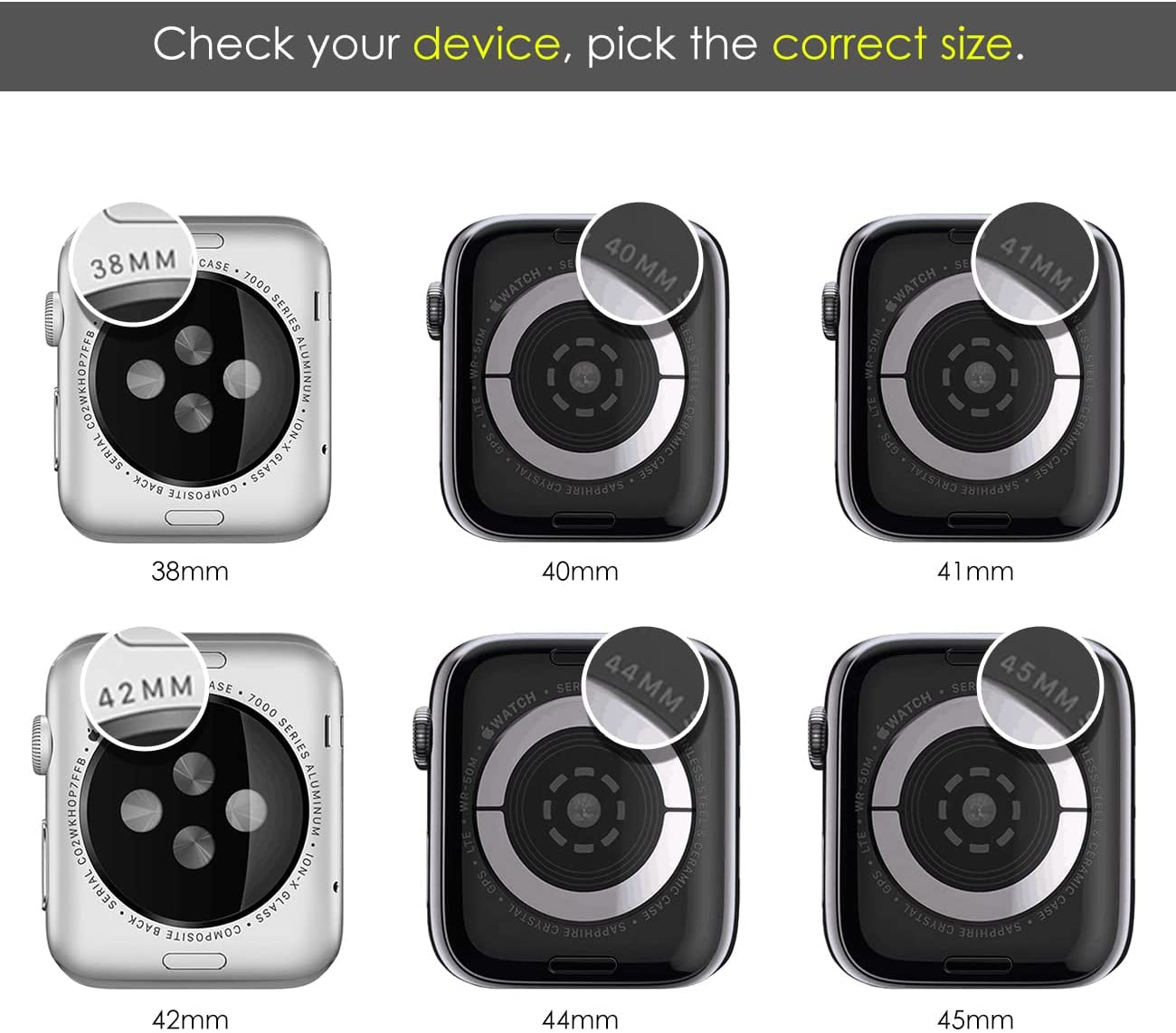 Funda Protectora Bling Para Apple Watch Series Protector Pantalla Incorporado