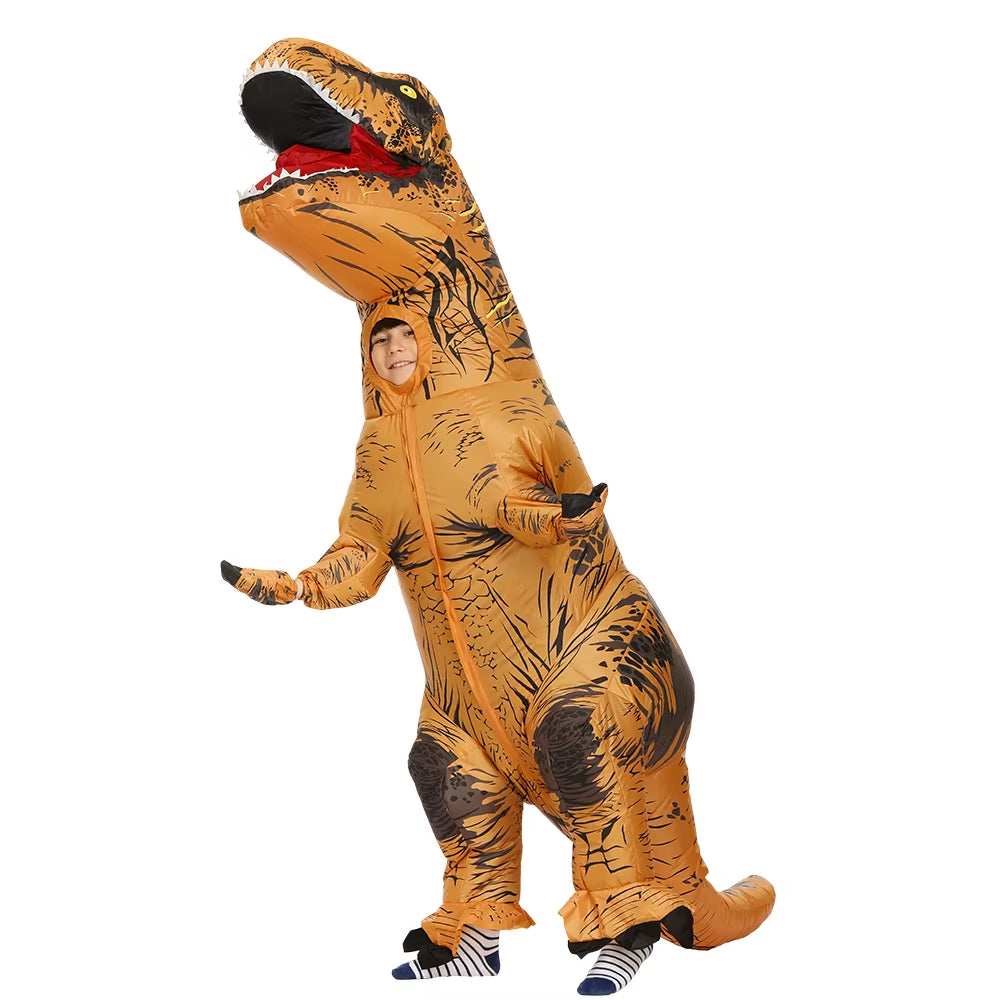 Hot Mascot Dinosaur Inflatable Costumes Purim Halloween Cosplay Costume for Adult Kids Anime Party Role Play Prop Disfraz
